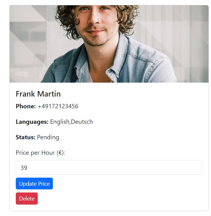 Добавете шофьор към платформата