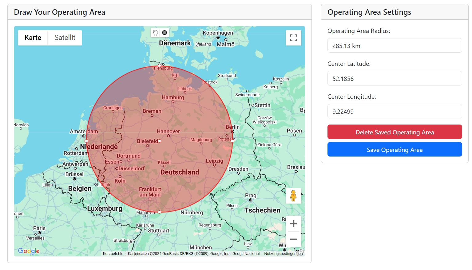 Set Up Your Operating Area